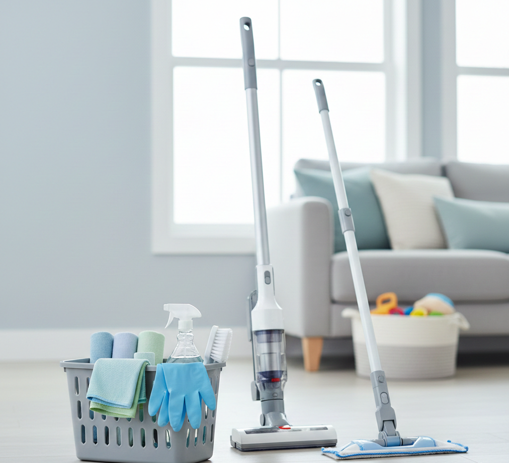 best cleaning routine for single parents
